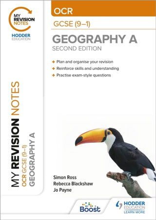 Cover image for 9781398321748 - My Revision Notes: OCR GCSE (9-1) Geography A Second Edition