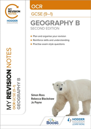Cover image for 9781398321755 - My Revision Notes: OCR GCSE (9-1) Geography B Second Edition