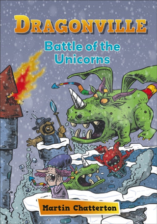 Cover image for 9781398324152 - Reading Planet: Astro – Dragonville: Battle of the Unicorns - Venus/Gold band