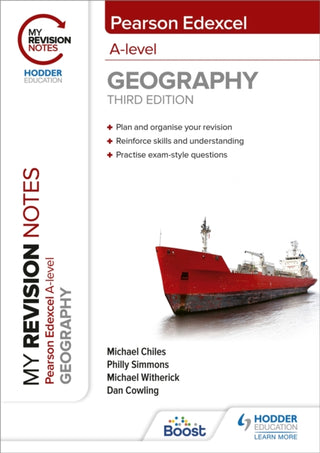 Cover image for 9781398325494 - My Revision Notes: Pearson Edexcel A level Geography: Third Edition