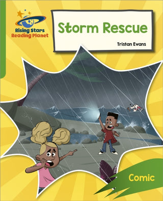 Cover image for 9781398326101 - Reading Planet: Rocket Phonics – Target Practice – Storm Rescue – Green