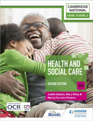 Cover image for 9781398351233 - Level 1/Level 2 Cambridge National in Health & Social Care (J835): Second Edition