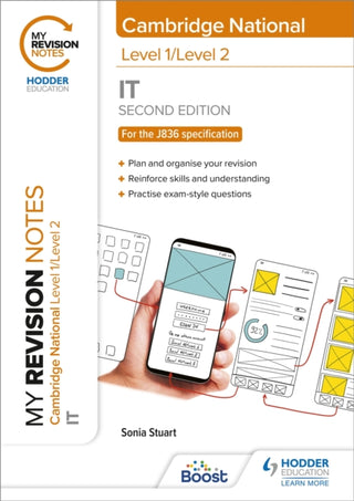 Cover image for 9781398352568 - My Revision Notes: Level 1/Level 2 Cambridge National in IT: Second Edition