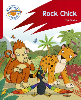 Cover image for 9781398381834 - Reading Planet: Rocket Phonics – Target Practice - Rock Chick - Red B