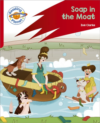Cover image for 9781398381841 - Reading Planet: Rocket Phonics – Target Practice - Soap in the Moat - Red B