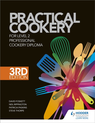 Cover image for 9781398385375 - Practical Cookery for the Level 2 Professional Cookery Diploma, 3rd edition