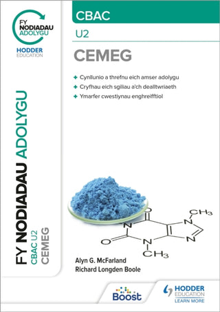 Cover image for 9781398386099 - Fy Nodiadau Adolygu: CBAC Cemeg U2 (My Revision Notes: CBAC/Eduqas A-Level Year 2 Chemistry)