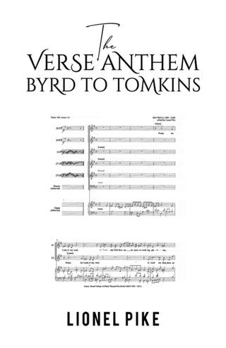 Cover image for 9781398414327 - The Verse Anthem: Byrd To Tomkins