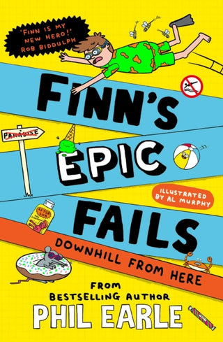 Cover image for 9781398546189 - Finn's Epic Fails: Downhill from Here