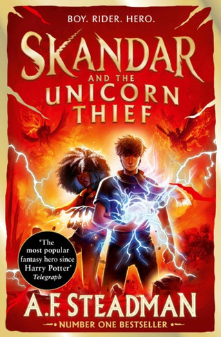 Cover image for 9781398556799 - Skandar and the Unicorn Thief
