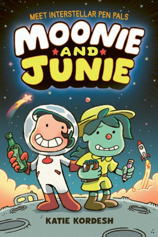 Cover image for 9781398565487 - Moonie and Junie: Interstellar Pen Pals