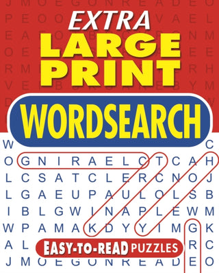Supplemental image for 9781398811577 - Extra Large Print Wordsearch