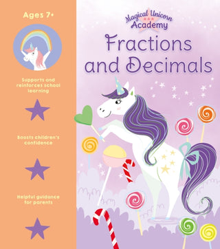 Cover image for 9781398821972 - Magical Unicorn Academy: Fractions and Decimals