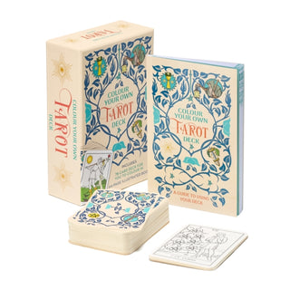 Supplemental image for 9781398827325 - Colour Your Own Tarot Book & Card Deck