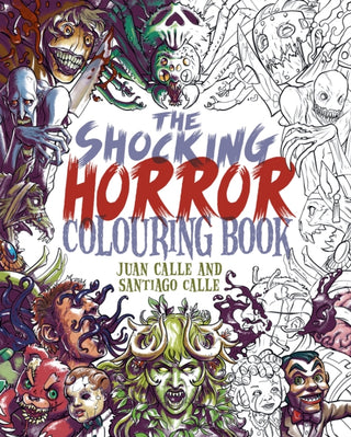 Cover image for 9781398829459 - The Shocking Horror Colouring Book