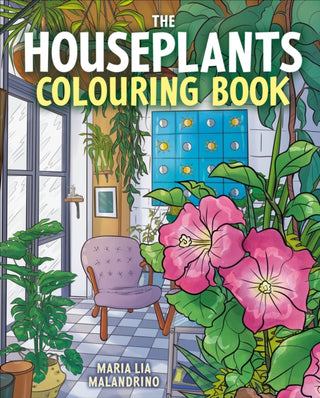 Cover image for 9781398829824 - The Houseplants Colouring Book