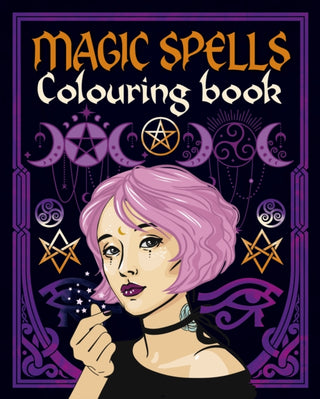 Cover image for 9781398829947 - Magic Spells Colouring Book