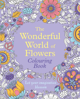 Cover image for 9781398835603 - The Wonderful World of Flowers Colouring Book