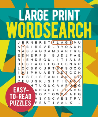 Cover image for 9781398835801 - Large Print Wordsearch
