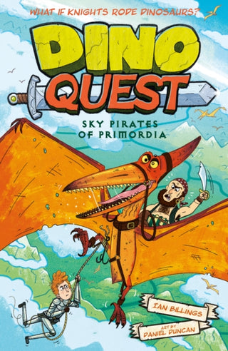 Cover image for 9781398838895 - Dino Quest: Sky Pirates of Primordia