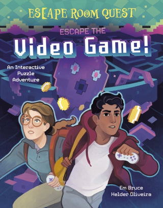 Cover image for 9781398839601 - Escape Room Quest: Escape the Video Game!