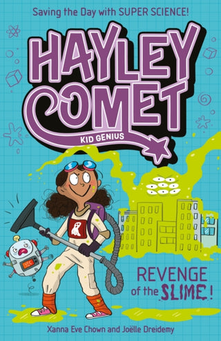 Supplemental image for 9781398839823 - Hayley Comet, Kid Genius: Revenge of the Slime!