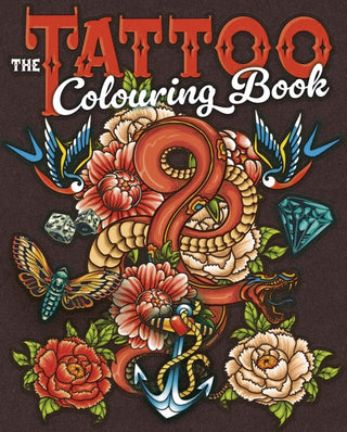 Cover image for 9781398840218 - The Tattoo Colouring Book