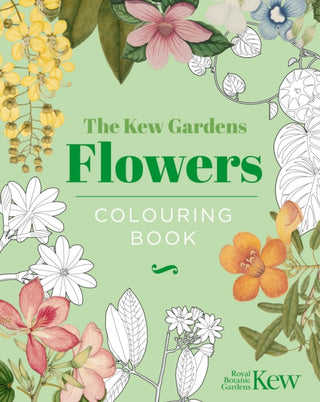 Cover image for 9781398849433 - The Kew Gardens Flowers Colouring Book