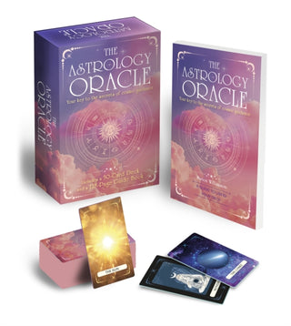 Cover image for 9781398850743 - The Astrology Oracle Book & Card Deck