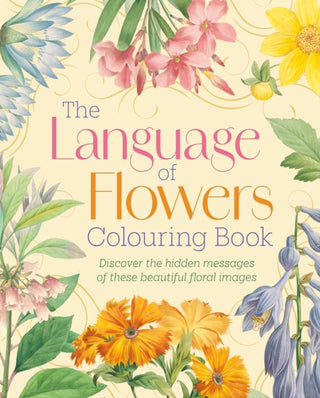 Supplemental image for 9781398852563 - The Language of Flowers Colouring Book