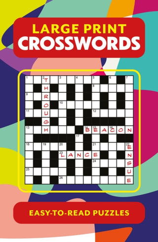 Cover image for 9781398852570 - Large Print Crosswords