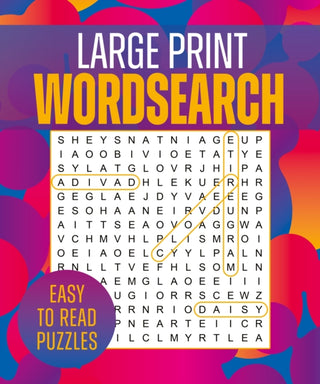 Cover image for 9781398852891 - Large Print Wordsearch