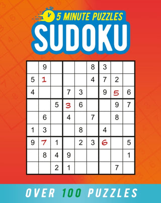 Cover image for 9781398854024 - 5 Minute Puzzles: Sudoku
