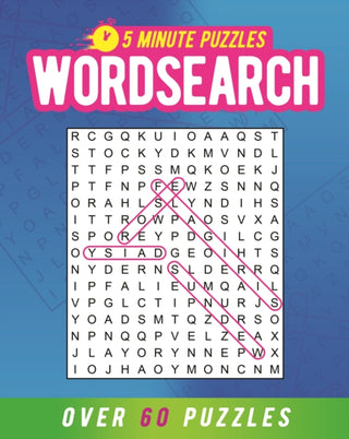 Cover image for 9781398854031 - 5 Minute Puzzles: Wordsearch