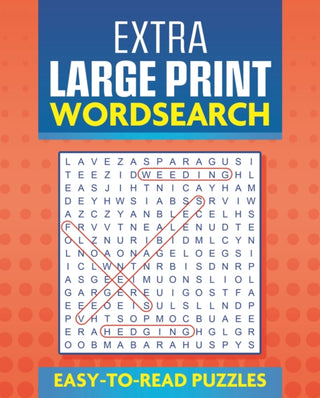 Cover image for 9781398857384 - Extra Large Print Wordsearch