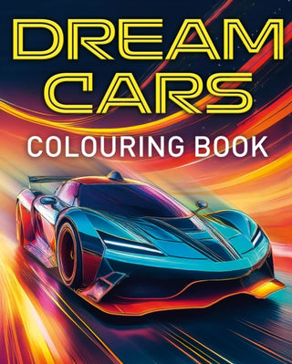 Cover image for 9781398858862 - Dream Cars Colouring Book
