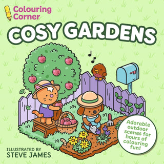 Cover image for 9781398865228 - Colouring Corner: Cosy Gardens