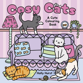 Cover image for 9781398867581 - Cosy Cats Cute Colouring Book