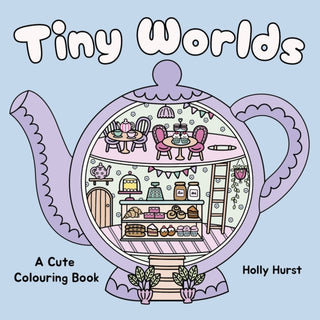 Cover image for 9781398867604 - Tiny Worlds Cute Colouring Book
