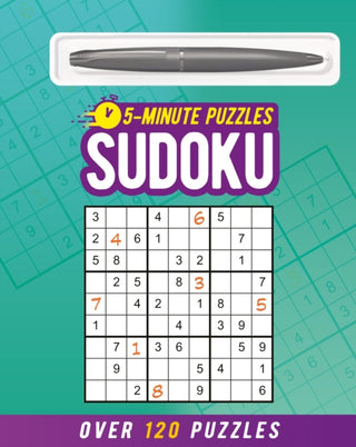 Cover image for 9781398870642 - 5-Minute Sudoku (includes ball-point pen)