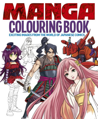 Cover image for 9781398873070 - Manga Colouring Book
