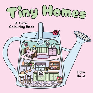 Cover image for 9781398875975 - Tiny Homes Cute Colouring Book
