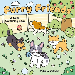 Cover image for 9781398875982 - Furry Friends Cute Colouring Book