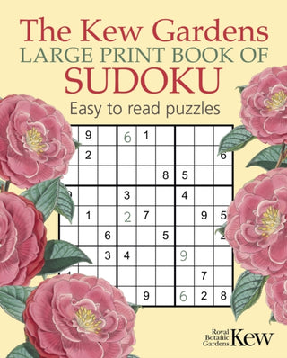 Cover image for 9781398891760 - The Kew Gardens Large Print Book of Sudoku
