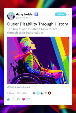 Cover image for 9781399050579 - Queer Disability through History