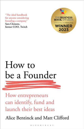 Supplemental image for 9781399411608 - How to Be a Founder