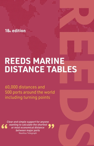 Cover image for 9781399412414 - Reeds Marine Distance Tables 18th edition
