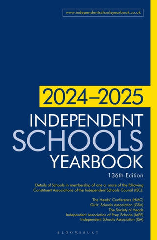 Supplemental image for 9781399415149 - Independent Schools Yearbook 2024-2025
