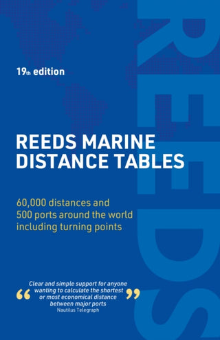 Supplemental image for 9781399421171 - Reeds Marine Distance Tables 19th edition