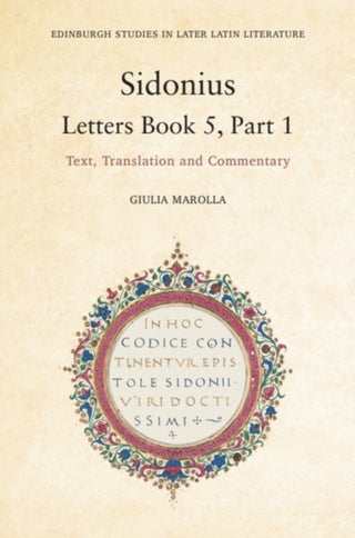 Supplemental image for 9781399510783 - Sidonius: Letters Book 5, Part 1
